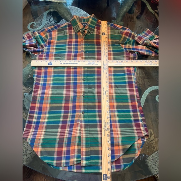 Polo Ralph Lauren Fall Multicolored Plaid L/S Button Up Shirt Men's Small S - Picture 6 of 6